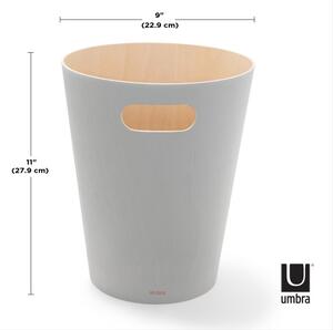 UMBRA Кошче за боклук “Woodrow“ 7,5 л. - цвят сив