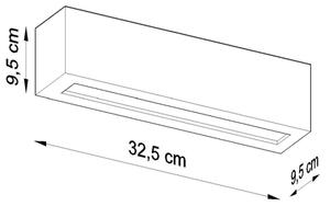 Аплик VEGA 1xE27/60W/230V черен