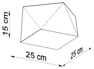 Лампа HEXA 1xE27/60W/230V бяла