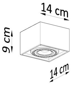 Sollux SL.0883 - Плафон QUATRO 1xGU10/40W/230V бетон