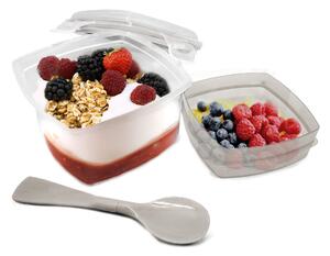 Nerthus Комплект двойна кутия за храна с прибор