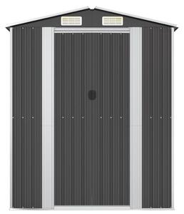VidaXL Градинска барака антрацит 192x108x223 см поцинкована стомана