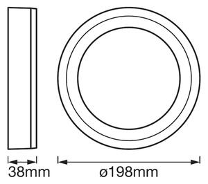 Ledvance - LED Лампа ROUND LED/15W/230V ⌀ 20 см