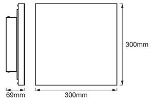 Ledvance - LED Панел за повърхностен монтаж FRAMELESS LED/19W/230V 3000K