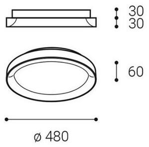 LED2 - LED Лампа BELLA SLIM LED/38W/230V 3000/4000K бяла