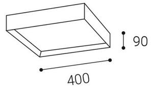 LED2 - LED Лампа MILO LED/30W/230V черна 3000/4000K