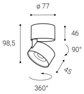 LED2 - LED Спот KLIP ON LED/11W/230V бял