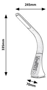 Rabalux - LED Димируема сензорна настолна лампа LED/5W/230V черна