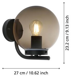 Eglo 99586 - Екстериорен аплик TAVERNA 1xE27/28W/230V IP44
