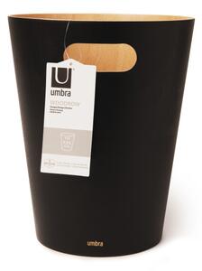 UMBRA Кошче за боклук “Woodrow“ 7,5 л. - дърво/черно