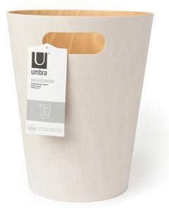 UMBRA Кошче за боклук “Woodrow“ 7,5 л. - дърво/бяло