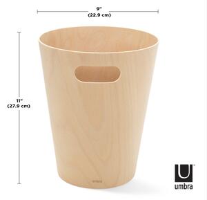 UMBRA Кошче за боклук “Woodrow“ 7,5 л. - дърво