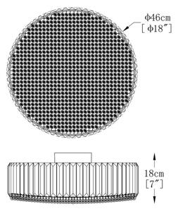 Brilagi - LED Кристален плафон GLAMOUR 5xG9/42W/230V