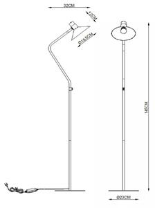 Lucide 05728/01/30 - Димируем лампион PEPIJN 1xE14/40W/230V