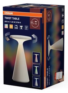 Osram -LED RGB Димируема презареждаема външна настолна лампа TWIST LED/1,35W/3,7V 1800 mAh IP44