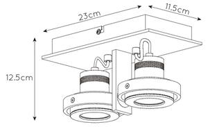 Lucide 17906/11/12 - LED Димируем спот LANDA 2xGU10/5W/230V