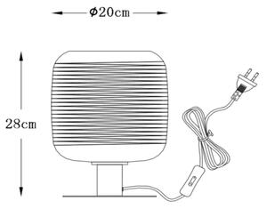 Lucide 70583/01/11 - Настолна лампа ERYN 1xE27/60W/230V