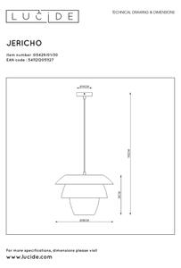 Lucide 05429/01/30 - Висящ полилей JERICHO 1xE27/40W/230V