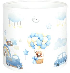 Brilagi - Универсален абажур BOBO E27 Ø 15 см бял/син/с меченца