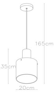 Lucide 74405/01/62 - Висящ полилей TOLEDO 1xE27/40W/230V