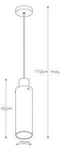 Lucide 74404/01/65 - Висящ полилей ORLANDO 1xE27/40W/230V