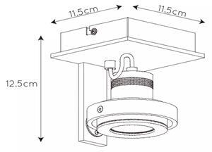 Lucide 17906/06/12 - LED Димируем спот LANDA 1xGU10/5W/230V