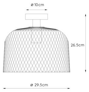 Lucide 43104/30/30 - Полилей MESH 1xE27/60W/230V черен