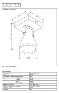 Lucide 05910/05/30 - LED Димируем спот CONCRI 1xGU10/5W/230V