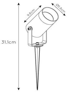 Lucide 09832/01/30 - Екстериорен спот TAYLOR 1xGU10/50W/230V IP54