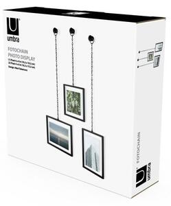 UMBRA Комплект от 3 бр. висящи рамки за снимки “FOTOCHAIN“ - цвят черен