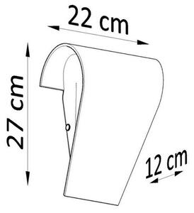 Sollux SL.0863 - Аплик CLINO 1xE27/46W/230V