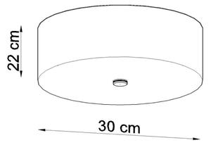 Sollux SL.0759 - Плафон SKALA 3xE27/60W/230V Ø 30 см бял