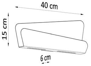 Sollux SL.0932 - Аплик BASCIA 2xG9/40W/230V