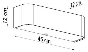 Sollux SL.0777 - Аплик LOKKO 2xE14/60W/230V бял