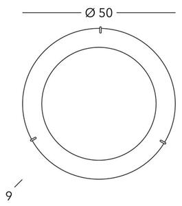 Kolarz A1306.13.5 - Лампа MOON 3xE27/60W/230V