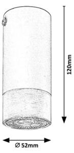 Rabalux 5074 - Лампа ZIRCON 1xGU10/5W/230V 12 см