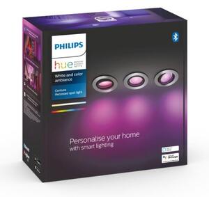 Philips - К-кт 3 бр. LED RGB димируеми лунички Hue 1xGU10/5,7W/230V