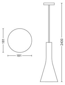 Philips - LED Димируем висящ полилей Hue 1xE27/6W/230V 2200-6500K