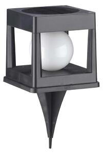 LED соларно осветително тяло CUBO LED/3,7V 1200 mAh IP44 черно