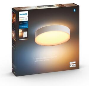 Philips - LED плафон Hue ENRAVE M LED/19,2W/230V, бял, с функция за димиране + дистанционно управление
