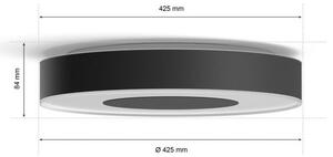 Philips-LED RGB Димируема лампа Hue LED/52,5W/230V Ø 425 мм черна