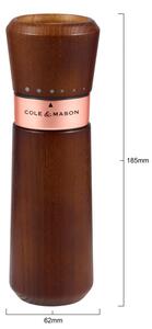 COLE&MASON Комплект мелнички за сол и пипер “LYNDHURST CHESTNUT ROSE GOLD“