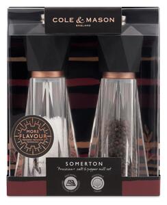 COLE&MASON Комплект мелнички за сол и пипер “SOMERTON ANTIQUE BRASS“