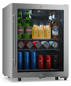 Klarstein Хладилник за напитки LuxeChill | 64 x 48 см | LED вътрешно осветление | Черен