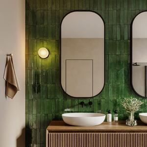 Wever & Ducré Lighting WEVER DUCRÉ LED стенна лампа Hajo черно/прозрачно, фазово регулиране 2700K, Затъмняване, Прозрачен, Баня, Стъкло, Модерен