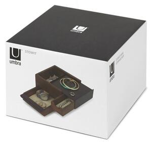 UMBRA Кутия за бижута и аксесоари “MINI STOWIT“ - цвят черен / орех