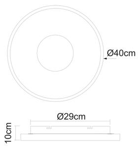 Globo 41758-30B - LED Димируем плафон JOLLI LED/30W/230V + д.у