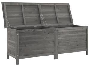 VidaXL Градинска ракла антрацит 150x50x56,5 см чам масив