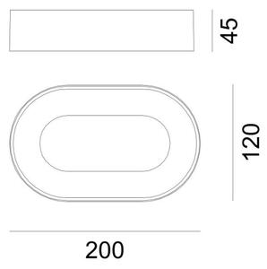 Globo 32136W - LED Екстериорен аплик SURA LED/12W/230V IP65