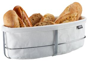 GEFU Панер за хляб BRUNCH - овален - бял